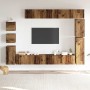 Conjunto de mueble de TV 9 piezas montado la pared madera vieja von , TV-Möbel - Ref: Foro24-3329157, Preis: 411,85 €, Rabatt: %