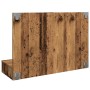 Mueble con espejo y LED madera vieja 90x31,5x62 cm de , Tocadores de baño - Ref: Foro24-857005, Precio: 83,20 €, Descuento: %