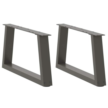 Patas para mesa comedor forma V 2 uds antracita 50x(30-31,3) cm by , Table legs - Ref: Foro24-4012530, Price: 51,40 €, Discou...