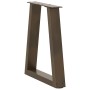 Patas para mesa de comedor forma de V 2 uds acero natural acero by , Table legs - Ref: Foro24-4012547, Price: 61,33 €, Discou...