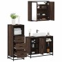 Set de muebles baño 3 pzas madera contrachapada roble marrón von , Badezimmermöbel - Ref: Foro24-3301034, Preis: 234,98 €, Ra...