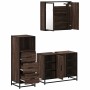 Set de muebles baño 3 pzas madera contrachapada roble marrón von , Badezimmermöbel - Ref: Foro24-3301034, Preis: 234,98 €, Ra...