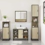 Set de muebles de baño 3 pzas madera contrachapada roble Sonoma von , Badezimmermöbel - Ref: Foro24-3301001, Preis: 212,14 €,...
