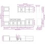 Mueble cocina Kalmar madera vieja 7 pzas madera contrachapada von , Küchenschränke - Ref: Foro24-3314759, Preis: 692,10 €, Ra...