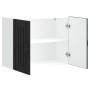 Armario de pared de cocina Lucca madera ingeniería negra von , Küchenschränke - Ref: Foro24-853828, Preis: 77,19 €, Rabatt: %