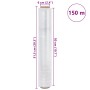 Film estirable 6 unidades transparente 17 μm 50 cm x 150 m by , Packaging materials - Ref: Foro24-4104852, Price: 54,01 €, Di...