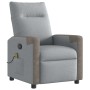 Sillón reclinable de masaje de tela gris claro von , Sessel - Ref: Foro24-4104844, Preis: 205,55 €, Rabatt: %