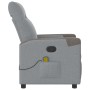 Sillón reclinable de masaje de tela gris claro von , Sessel - Ref: Foro24-4104844, Preis: 205,55 €, Rabatt: %