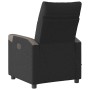 Sillón reclinable de masaje de tela negro de , Sillones - Ref: Foro24-4104846, Precio: 205,45 €