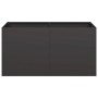 Jardinera de acero laminado en frío negro 80x40x40 cm von , Töpfe und Pflanzgefäße - Ref: Foro24-860668, Preis: 74,40 €, Raba...