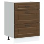 Mueble bajo de cocina porto roble marrón madera reconstituida von , Küchenschränke - Ref: Foro24-854266, Preis: 105,69 €, Rab...