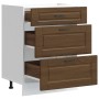 Mueble bajo de cocina porto roble marrón madera reconstituida von , Küchenschränke - Ref: Foro24-854266, Preis: 105,69 €, Rab...