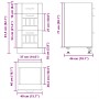 Mueble bajo de cocina Lucca madera de ingeniería blanca von , Küchenschränke - Ref: Foro24-854230, Preis: 105,49 €, Rabatt: %