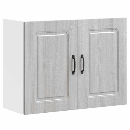 Mueble de pared de cocina Kalmar madera ingeniería sonoma gris by , Kitchen cabinets - Ref: Foro24-853593, Price: 77,14 €, Di...