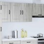 Mueble de pared de cocina Kalmar madera ingeniería sonoma gris by , Kitchen cabinets - Ref: Foro24-853593, Price: 77,14 €, Di...