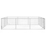 Perrera de exterior puerta acero galvanizado plateado 3x4x1 m von , Hundehütten - Ref: Foro24-4105414, Preis: 150,15 €, Rabat...