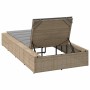 Tumbona con cojín flotante ratán sintético beige by , Loungers - Ref: Foro24-4104205, Price: 224,83 €, Discount: %