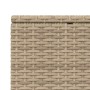 Tumbona con cojín flotante ratán sintético beige by , Loungers - Ref: Foro24-4104205, Price: 224,83 €, Discount: %