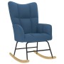 Silla mecedora de tela azul von , Schaukelstühle - Ref: Foro24-4016797, Preis: 120,50 €, Rabatt: %