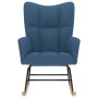 Silla mecedora de tela azul von , Schaukelstühle - Ref: Foro24-4016797, Preis: 120,50 €, Rabatt: %