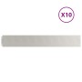 Bordes para césped 10 uds 15x103 cm acero inoxidable by , Garden edging and edging - Ref: Foro24-860146, Price: 82,76 €, Disc...