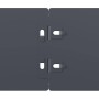Bordes césped 50 uds antracita 10x103 cm acero laminado frío von , Garteneinfassung und Einfassung - Ref: Foro24-860138, Prei...