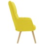 Sillón de relax de tela amarillo clara by , Armchairs - Ref: Foro24-4016776, Price: 102,11 €, Discount: %