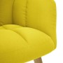 Sillón de relax de tela amarillo clara by , Armchairs - Ref: Foro24-4016776, Price: 102,11 €, Discount: %