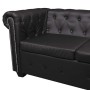 Sofá de esquina Chesterfield 5 plazas cuero artificial negro von , Sofas - Ref: Foro24-243614, Preis: 819,61 €, Rabatt: %