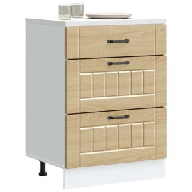 Mueble bajo de cocina Lucca roble sonoma de , Armarios de cocina - Ref: Foro24-854272, Precio: 107,05 €, Descuento: %