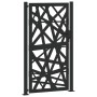 Puerta de jardín de acero negra diseño luminoso 105x180 cm by , garden gates - Ref: Foro24-4100952, Price: 256,35 €, Discount: %