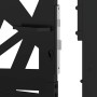 Puerta de jardín de acero negra diseño luminoso 105x180 cm by , garden gates - Ref: Foro24-4100952, Price: 256,35 €, Discount: %