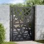 Puerta de jardín de acero negra diseño luminoso 105x130 cm von , Gartentore - Ref: Foro24-4100950, Preis: 240,52 €, Rabatt: %