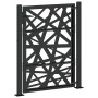 Puerta de jardín de acero negra diseño luminoso 105x130 cm von , Gartentore - Ref: Foro24-4100950, Preis: 240,52 €, Rabatt: %