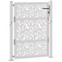 Puerta de jardín diseño de hojas de acero desgastado 105x130 cm von , Gartentore - Ref: Foro24-4100965, Preis: 211,53 €, Raba...