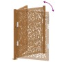 Puerta de jardín diseño de hojas de acero desgastado 105x130 cm von , Gartentore - Ref: Foro24-4100965, Preis: 211,53 €, Raba...