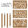 Puerta de jardín diseño con listón acero desgastado 105x155 cm von , Gartentore - Ref: Foro24-4100986, Preis: 220,41 €, Rabat...