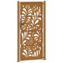 Puerta de jardín de acero desgastado diseño ondulado 105x205 cm von , Gartentore - Ref: Foro24-4100978, Preis: 242,02 €, Raba...