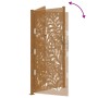 Puerta de jardín de acero desgastado diseño ondulado 105x205 cm von , Gartentore - Ref: Foro24-4100978, Preis: 242,02 €, Raba...
