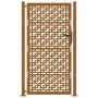 Puerta de jardín diseño en cruz de acero desgastado 105x180 cm by , garden gates - Ref: Foro24-4101007, Price: 261,25 €, Disc...