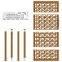 Puerta de jardín diseño en cruz de acero desgastado 105x180 cm by , garden gates - Ref: Foro24-4101007, Price: 261,25 €, Disc...