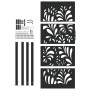 Puerta de jardín diseño ondulado de acero negro 105x205 cm von , Gartentore - Ref: Foro24-4100973, Preis: 277,43 €, Rabatt: %
