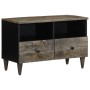 Mueble de TV madera maciza de mango gris claro 70x33,5x46 cm by , CD and DVD storage - Ref: Foro24-4017793, Price: 91,58 €, D...