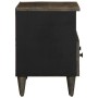 Mueble de TV madera maciza de mango gris claro 70x33,5x46 cm by , CD and DVD storage - Ref: Foro24-4017793, Price: 91,58 €, D...