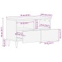 Mueble de TV madera maciza de mango gris claro 70x33,5x46 cm by , CD and DVD storage - Ref: Foro24-4017793, Price: 91,58 €, D...