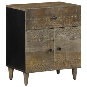 Mesita de noche madera maciza de mango gris claro 50x33x60 cm von , Nachttische - Ref: Foro24-4017803, Preis: 87,08 €, Rabatt: %