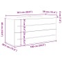 Set de muebles de baño 2 pzas madera contrachapada roble Sonoma von , Badezimmermöbel - Ref: Foro24-3324966, Preis: 341,85 €,...
