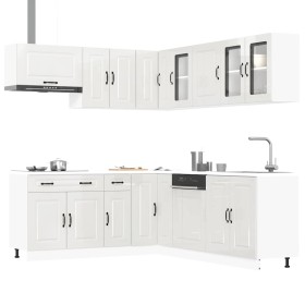 Mueble cocina Kalmar blanco brillo 11 pzas madera contrachapada von , Küchenschränke - Ref: Foro24-3314913, Preis: 820,83 €, ...