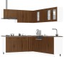 Mueble cocina Kalmar roble marrón 11 pzas madera contrachapada von , Küchenschränke - Ref: Foro24-3314918, Preis: 728,46 €, R...