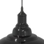 Lámpara colgante regulable en altura E27 negro brillante Ø 31cm by , Lamps - Ref: Foro24-4103435, Price: 32,28 €, Discount: %